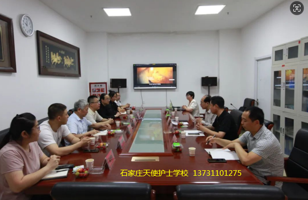 河北省医养结合促进会执行会长一行到石家庄天使护士学校考察交流
