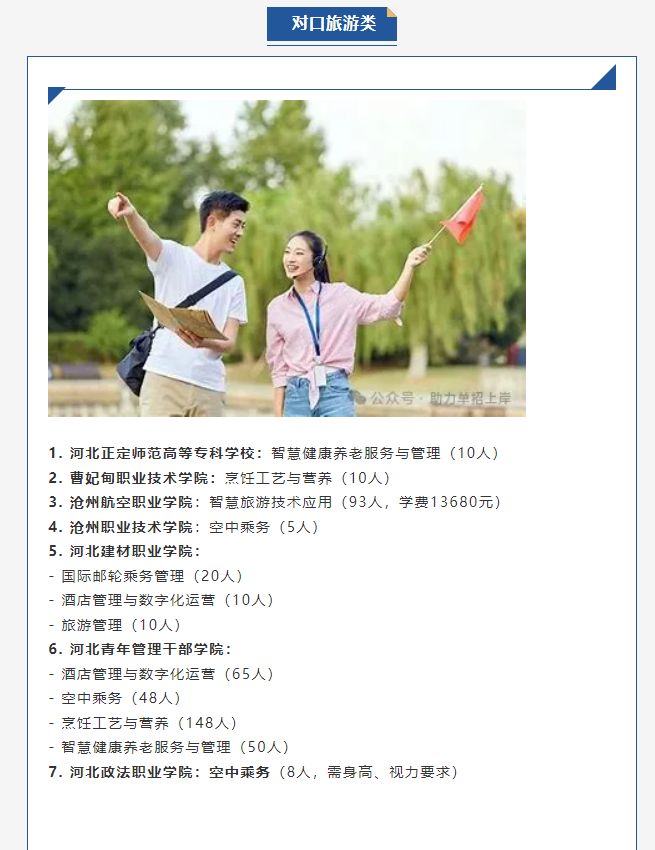【志愿填报】2025河北单招院校新增专业（汇总版）