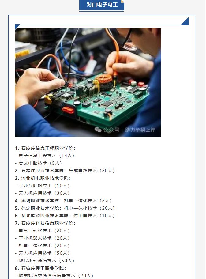 【志愿填报】2025河北单招院校新增专业（汇总版）